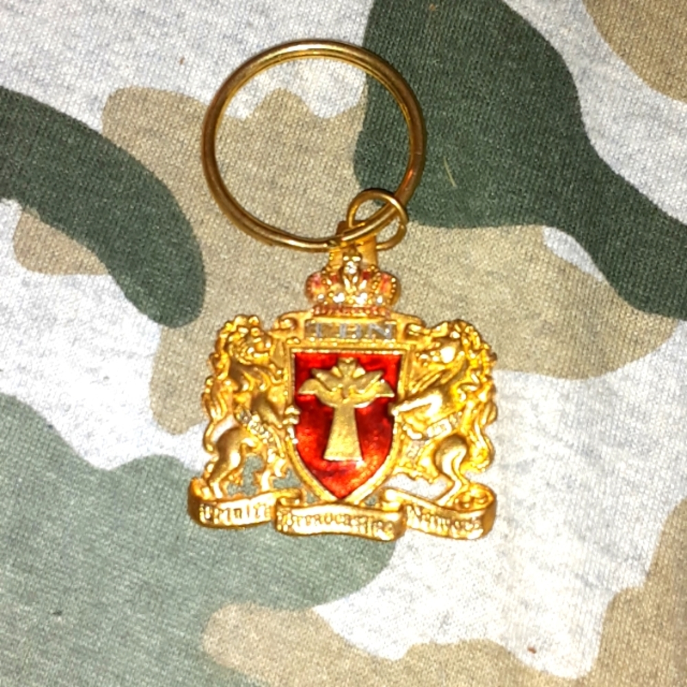 Vintage Trinity Broadcasting Network Keychain Cha… - image 1